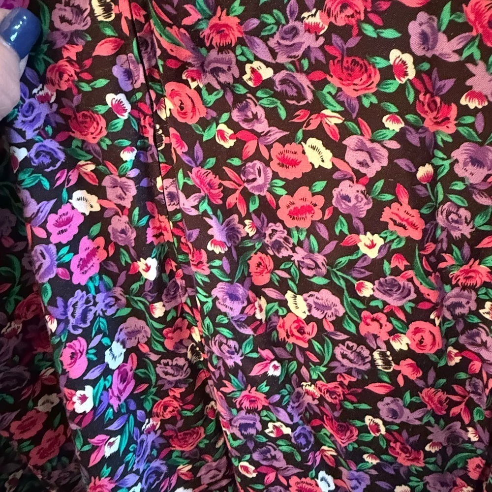 Sweet Miranda Vintage 80’s 90’s Floral Long Sleeve Dress Womens Sz 12 - Picture 10 of 16